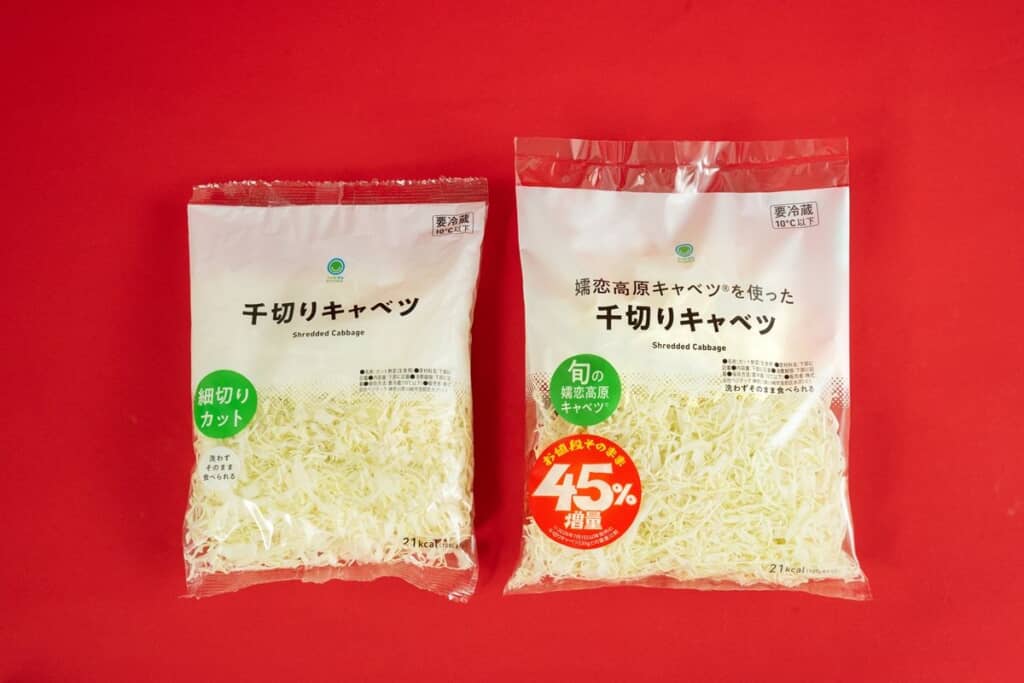 千切りキャベツ