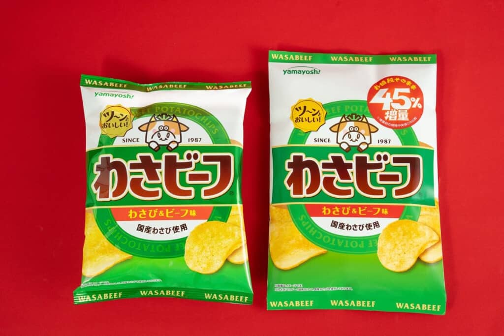 ポテトチップス わさビーフ