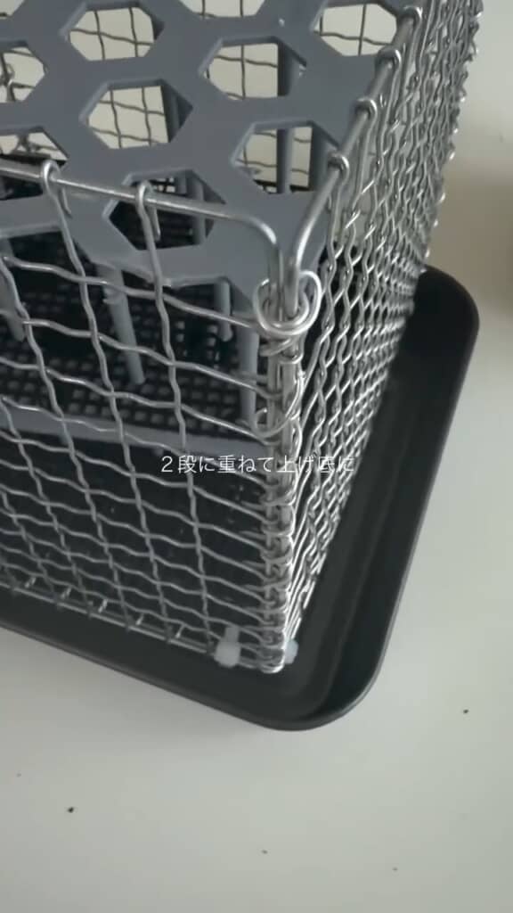 鳥よけを使って底上げ