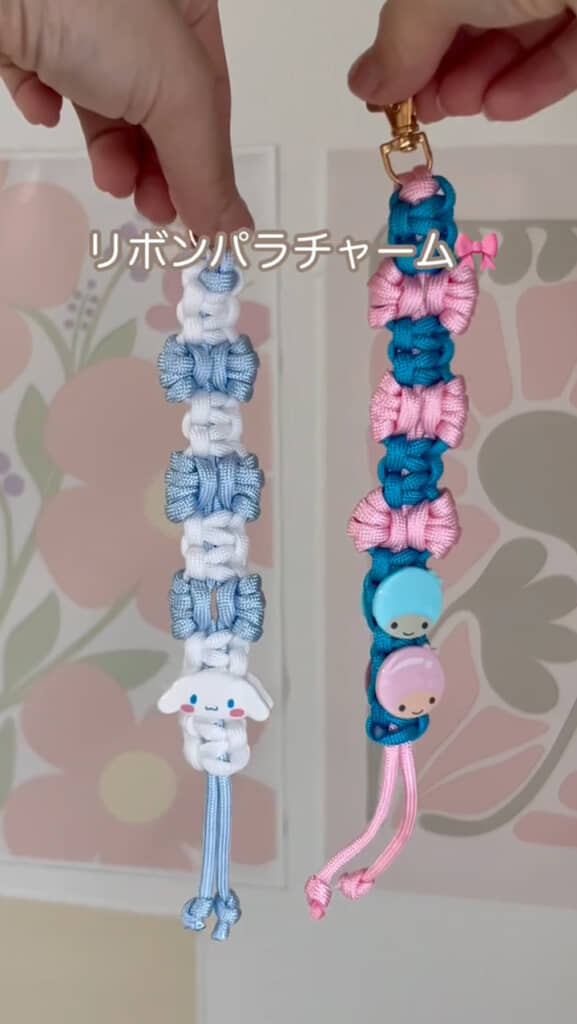 キキララとシナモロールのチャーム