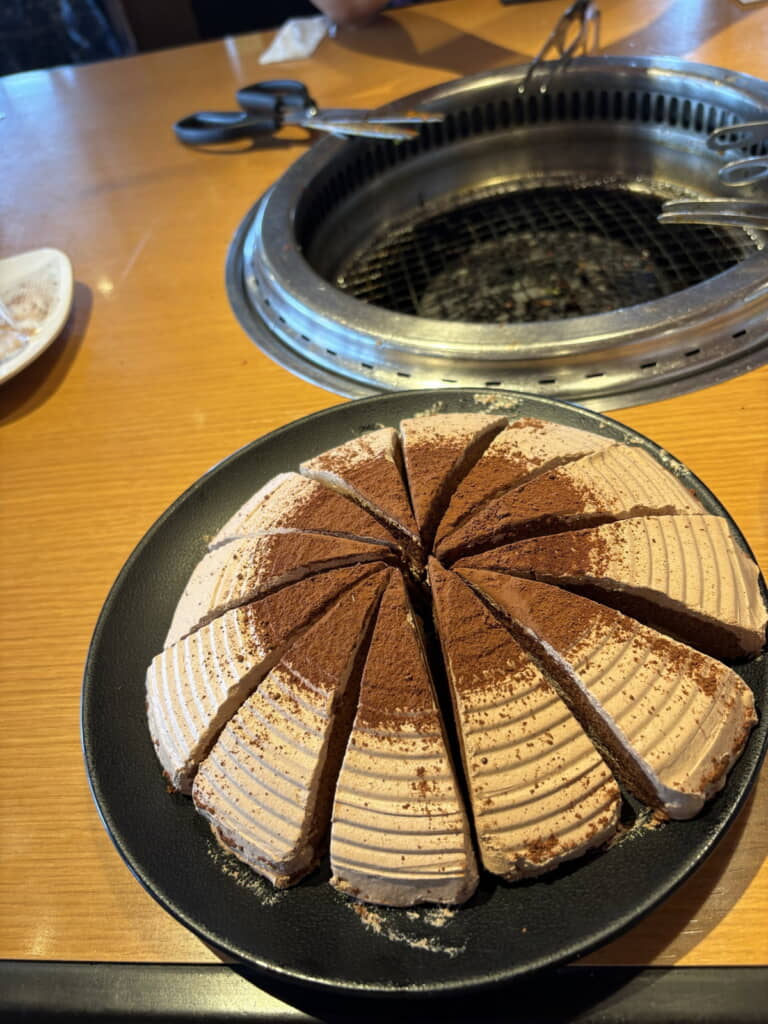 焼肉きんぐでホールケーキ!