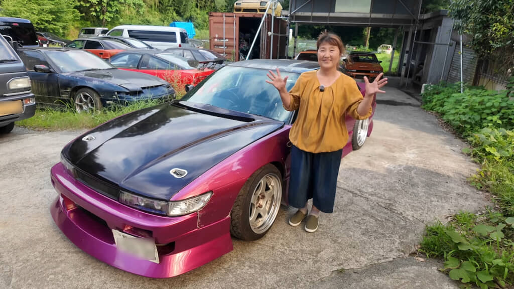 ゆりりんさんの愛車、日産「シルビアS13」