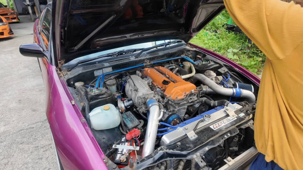 約380馬力のエンジン