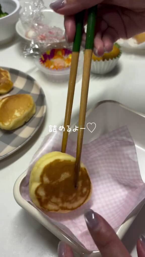 お弁当に詰めていきます!