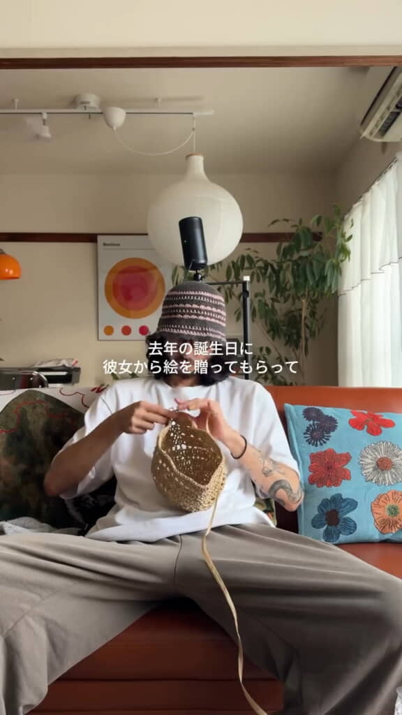 去年の誕生日には絵を贈られたYutoさん