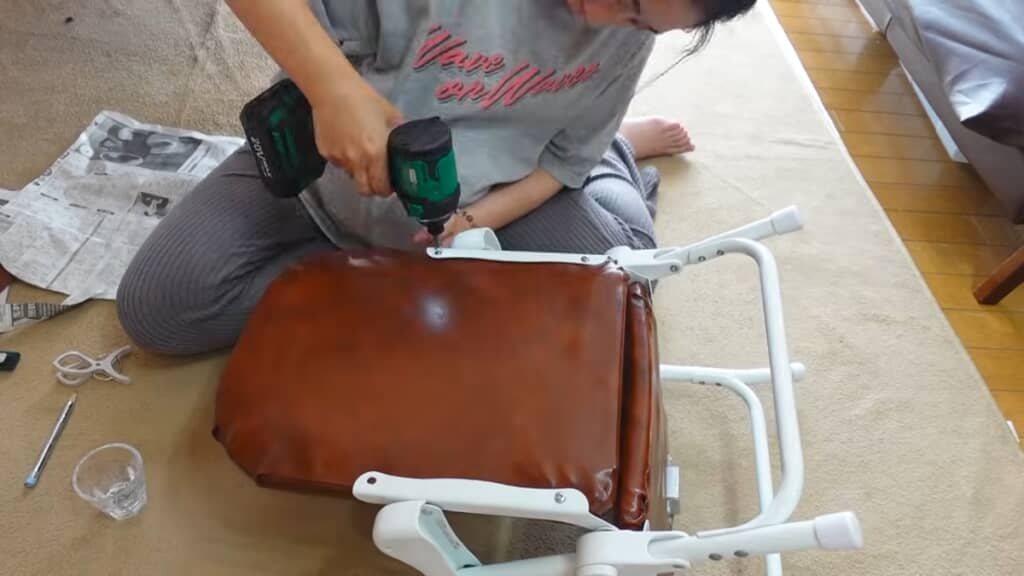 ベビーチェアに取り付けると……