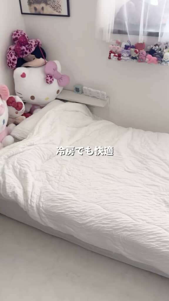 夏場でも快適な寝具をそろえました
