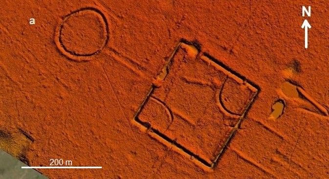 アマゾン地域で約1500年にわたり繁栄してきたアクイリー文明の痕跡の一部