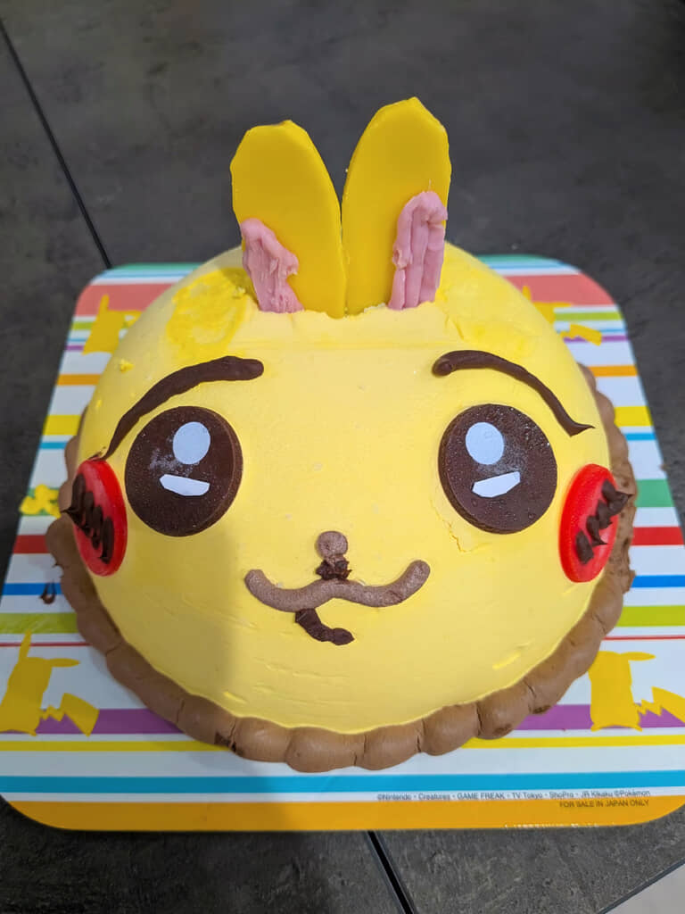 10歳女の子が作り替えたうさぎのアイスケーキ