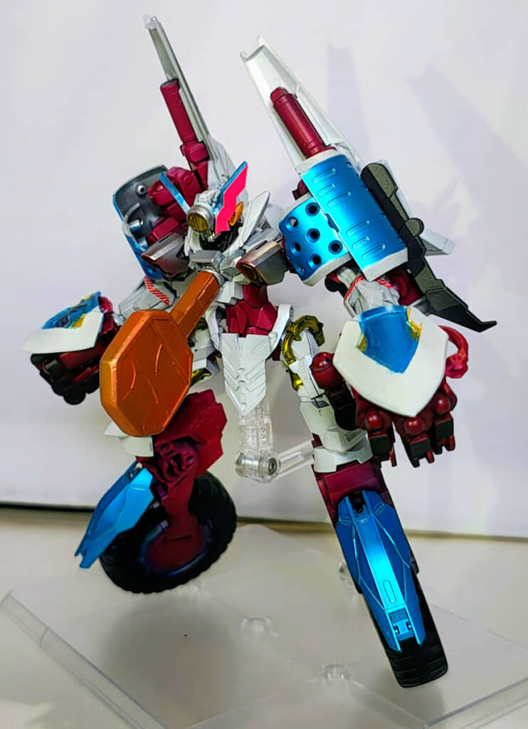 ジークアクスを改造してデュエマ「禁断機関 VV-8」を再現