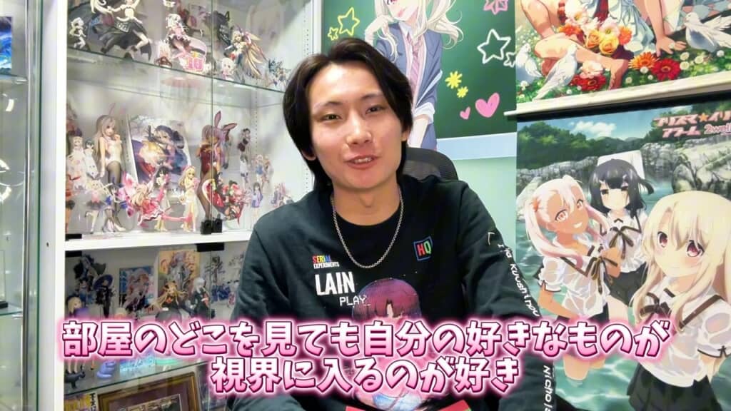全方位推しに囲まれるオタク部屋