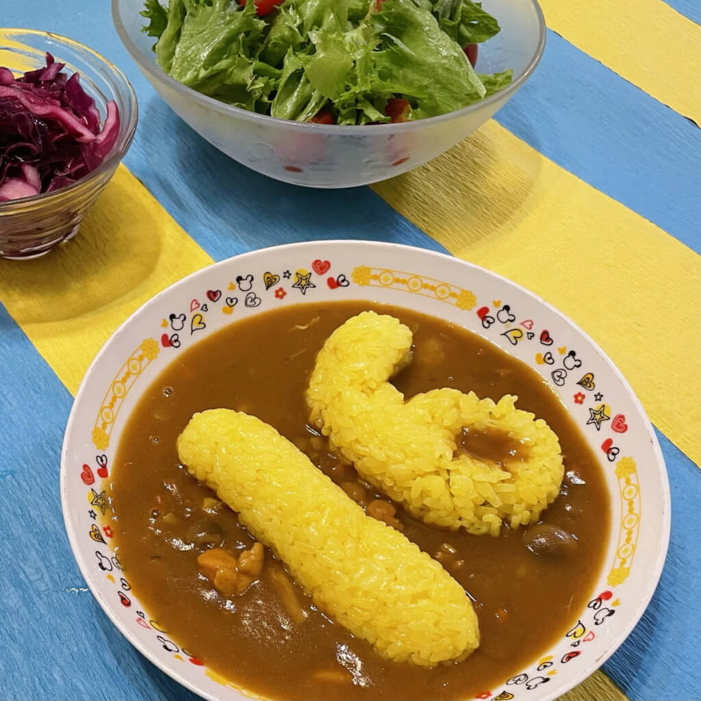 カレーもかわいい！
