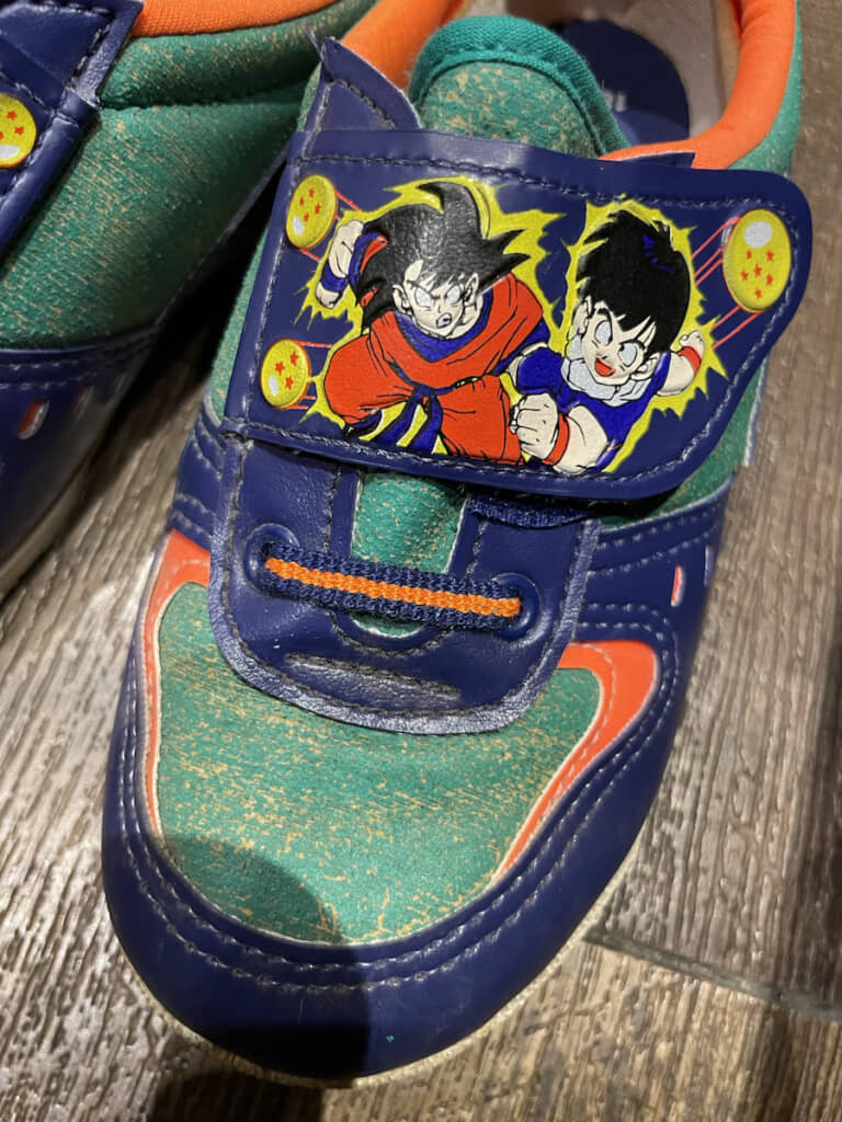 色がところどころ剥げていてもキャラクターはくっきり