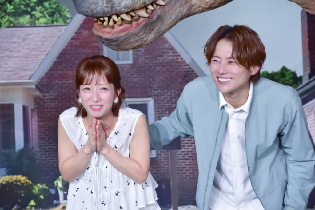突然のサプライズに涙を見せる辻さん