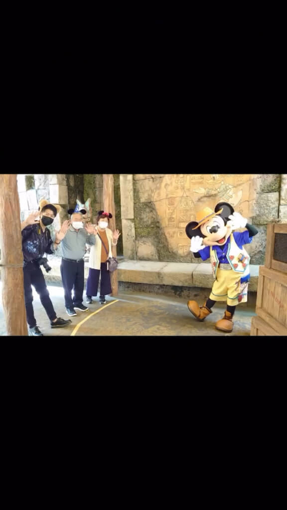 ミッキーマウスとも会えた！