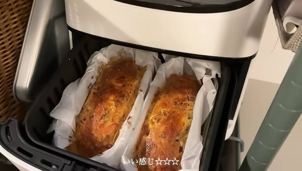 フライヤーで焼いたケークサレ