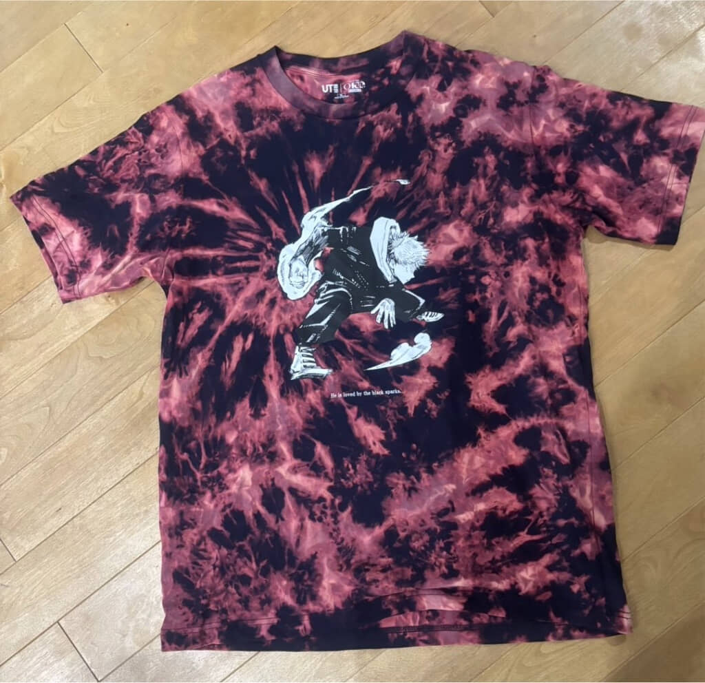 『呪術廻戦』Tシャツもブリーチ加工。「仕上がりがエグい」「ブリーチ染めハマりそうww」