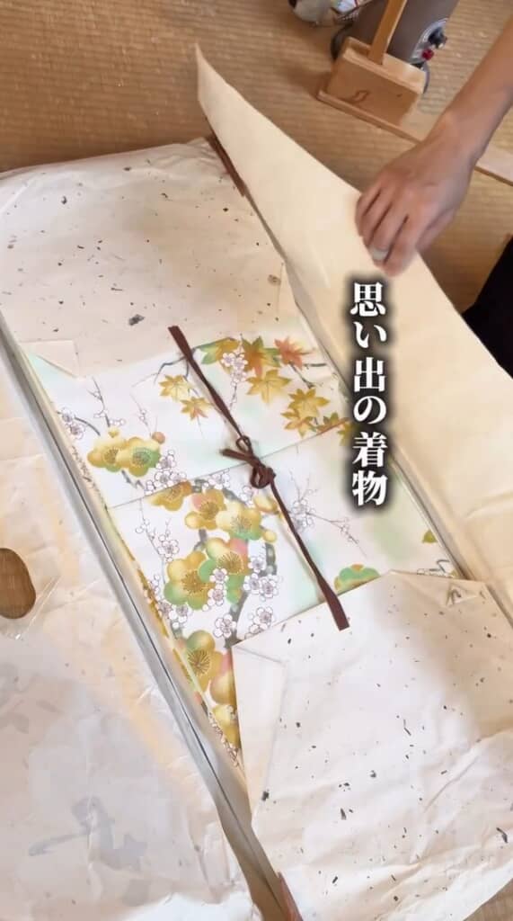 母から受け継いだ大切な着物