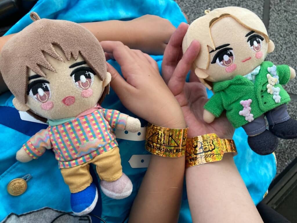 塩崎さんと山中さんのぬいぐるみも持参
