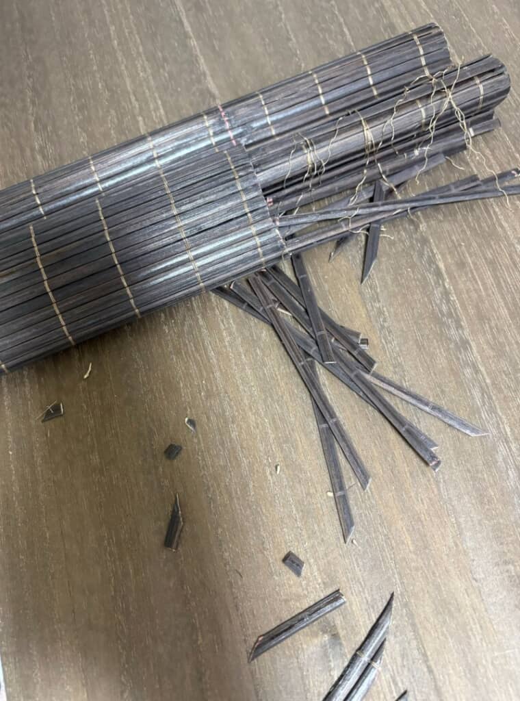 ハサミを入れたら……