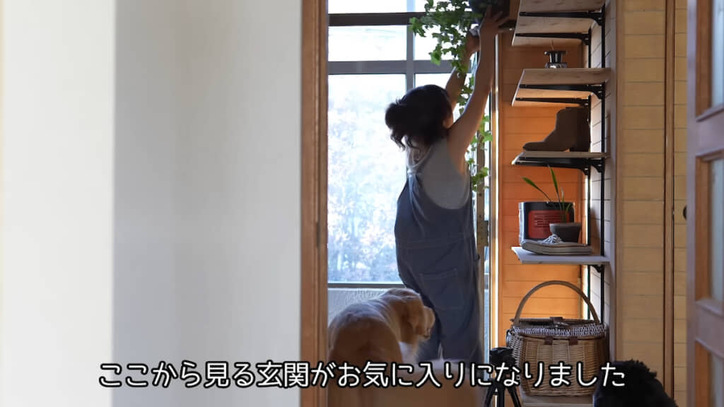 おしゃれなオープン棚が完成！