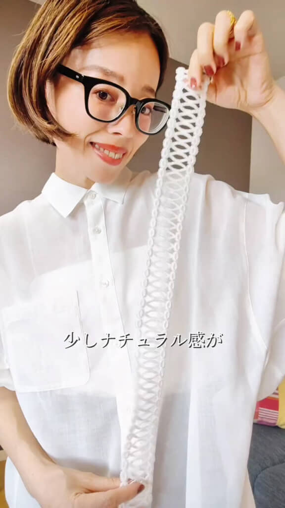 同系色のレースもおすすめ