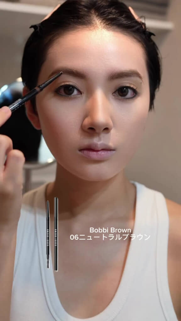 強い意思を感じる眉