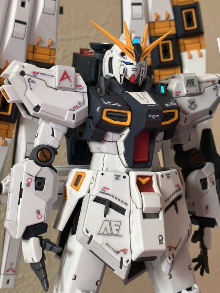 RG νガンダムの完成を報告する投稿も