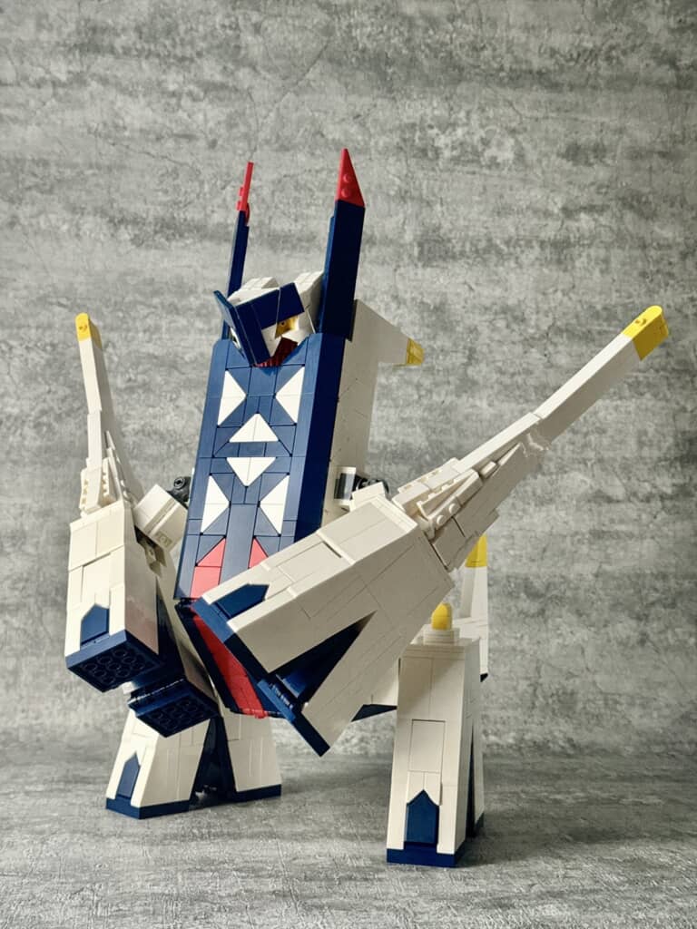 LEGOブロックで再現したブリジュラスを別角度から撮った写真