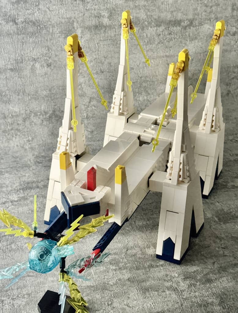 エレクトロビーム発射形態にしたLEGOブロック版ブリジュラス
