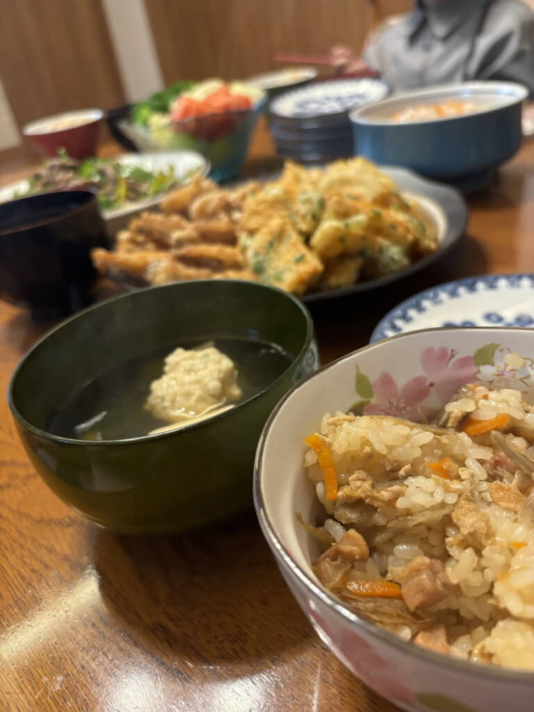 炊き込みご飯おいしそう～！