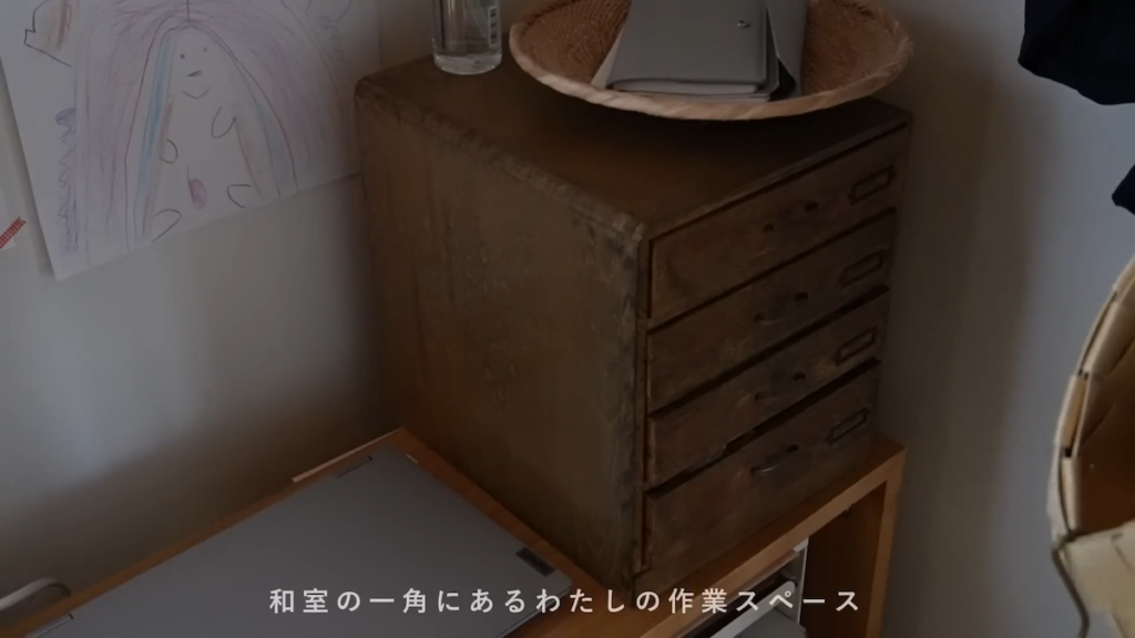 mahoさんの作業スペース