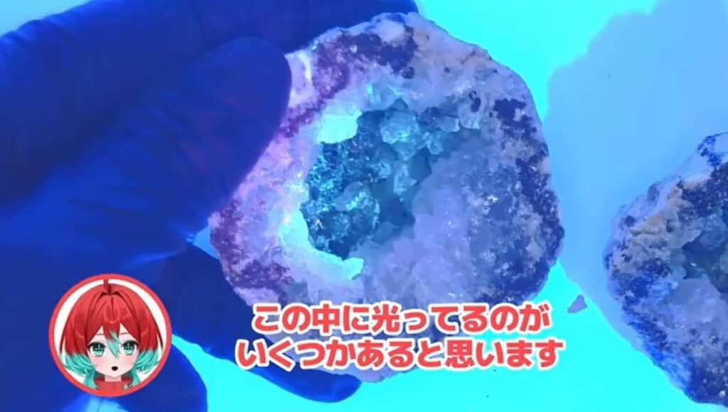ブラックライトを当ててみました