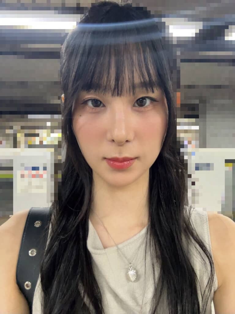 今回の自撮り写真