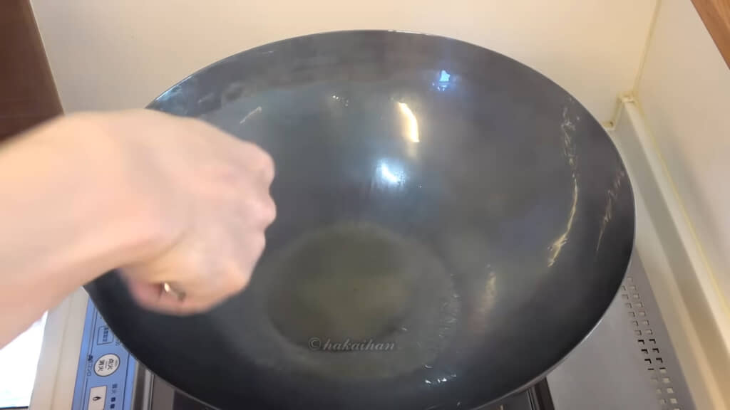 油ならしを行う