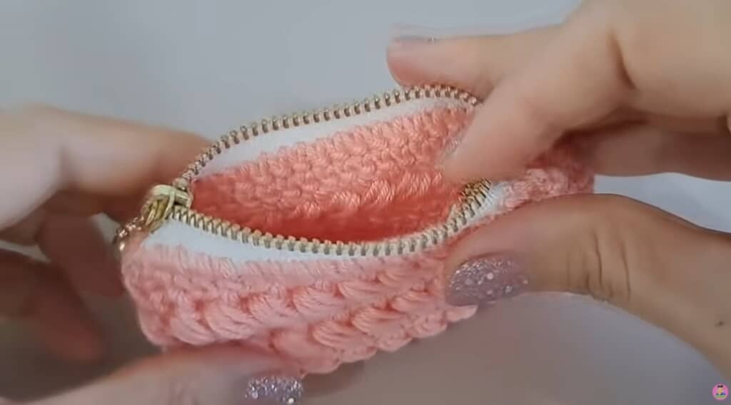 かわいい小銭入れが完成!