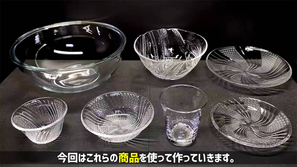 ダイソーのアイテムでガラスの滝水槽を作っていきます