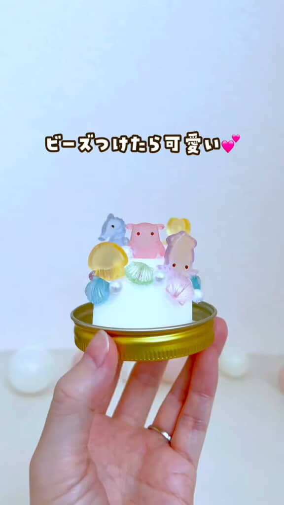 ビーズでデコレーション