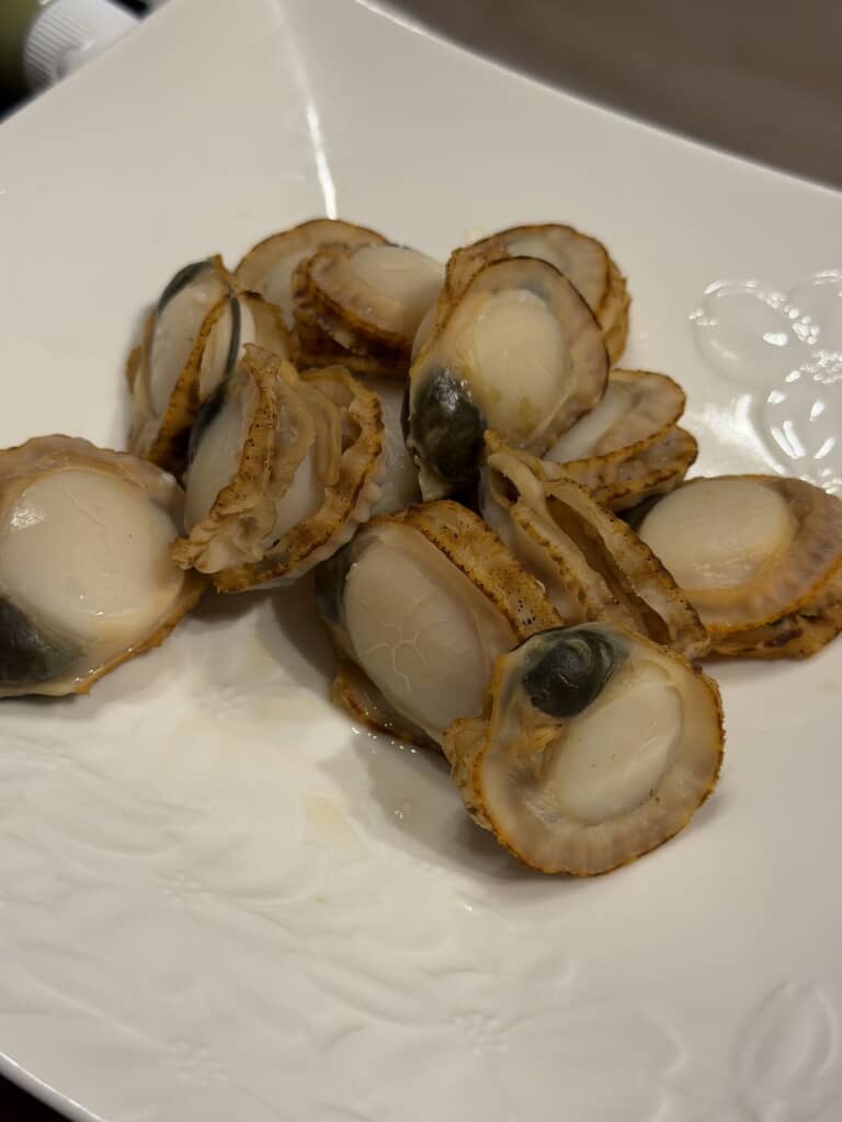 食べていたホタテ