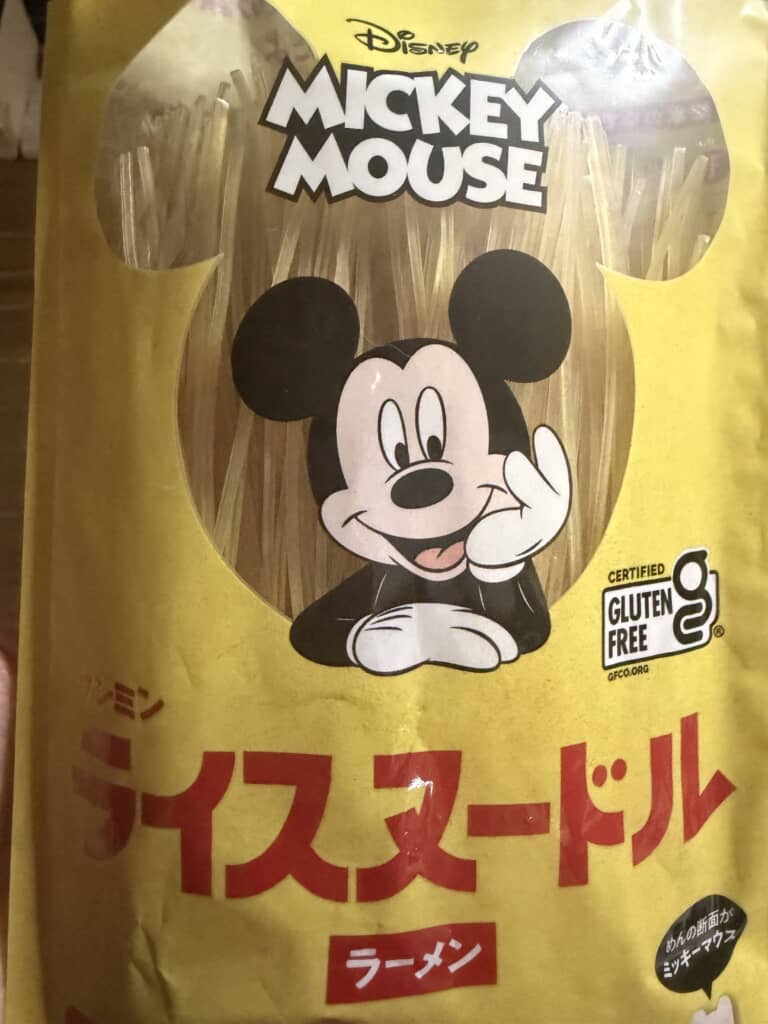ミッキーマウス ライスヌードル ラーメン