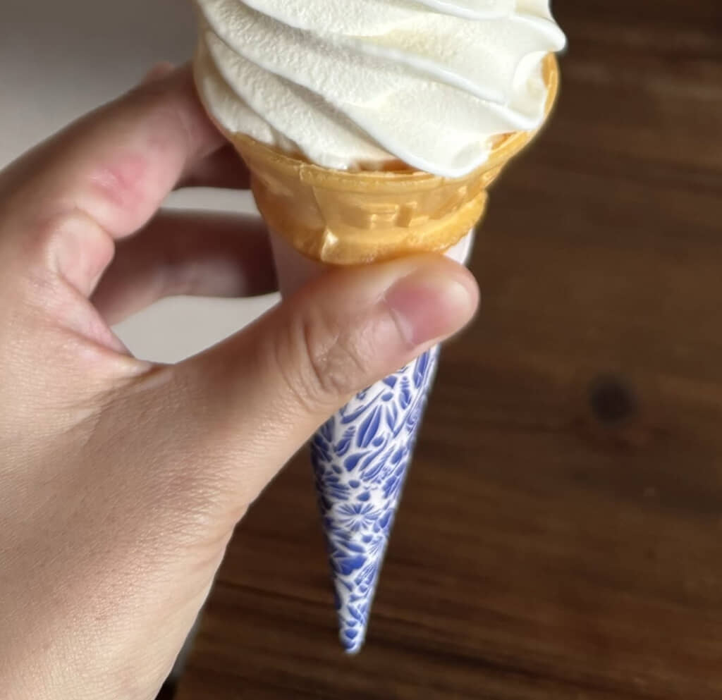 普通のソフトクリームを注文したつもりが……