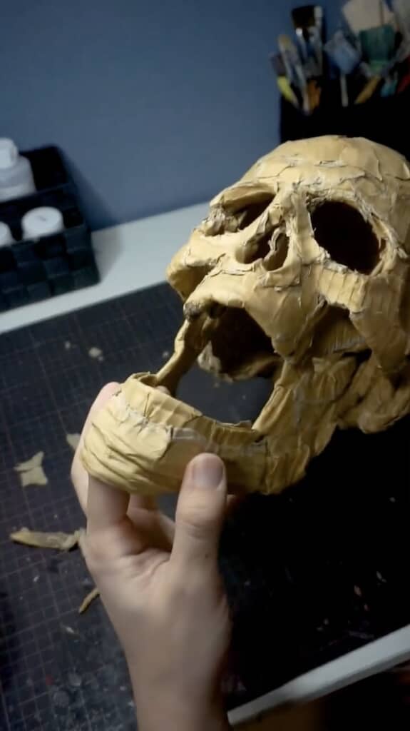 下顎も作りました