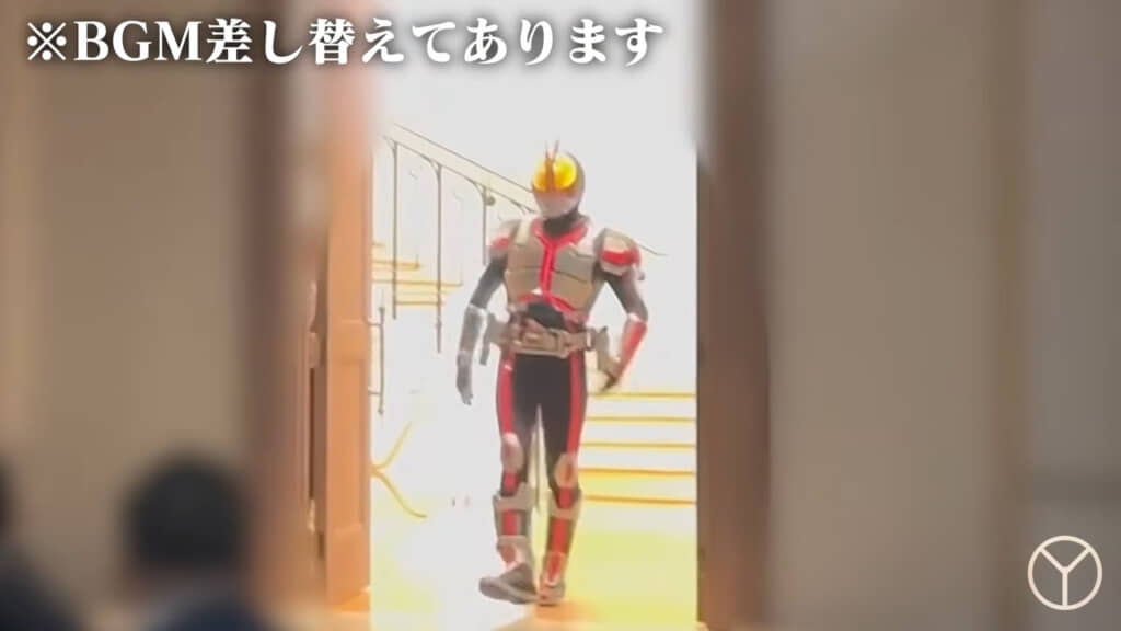 仮面ライダーファイズが登場!