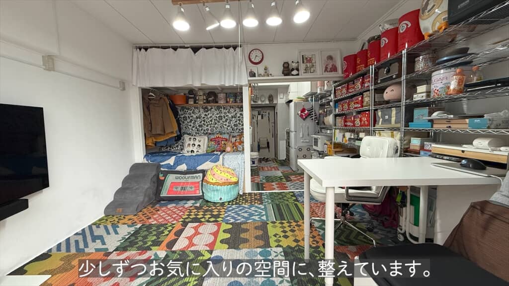6畳1Kの狭小マンションをセルフリノベーションした夫婦