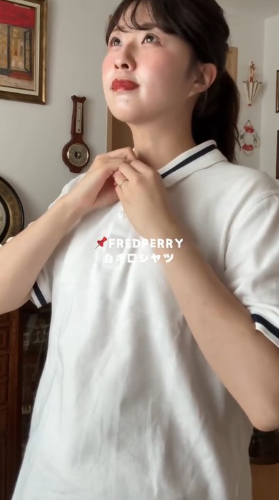 さわやかなポロシャツ
