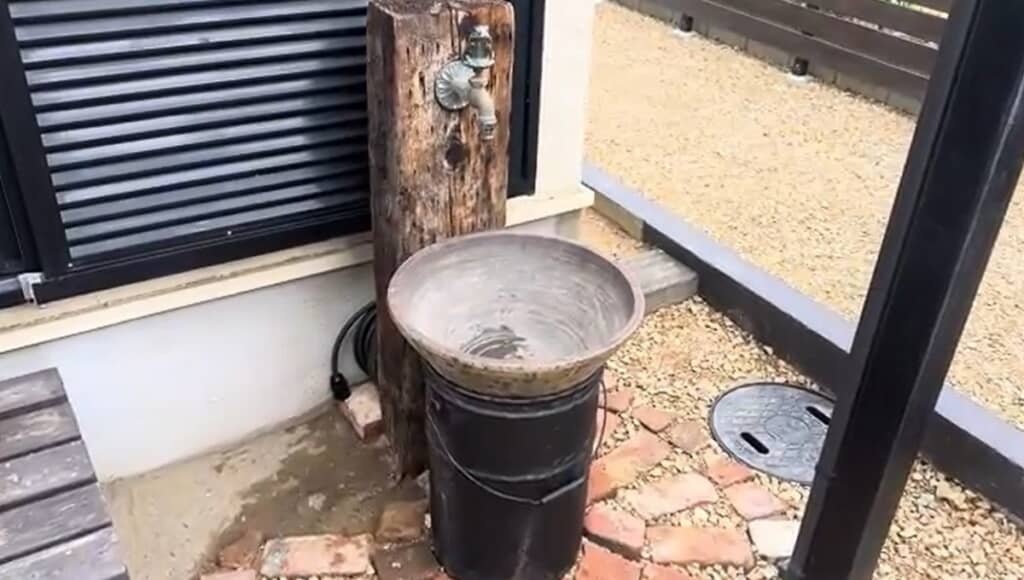 立水栓を作り直しました