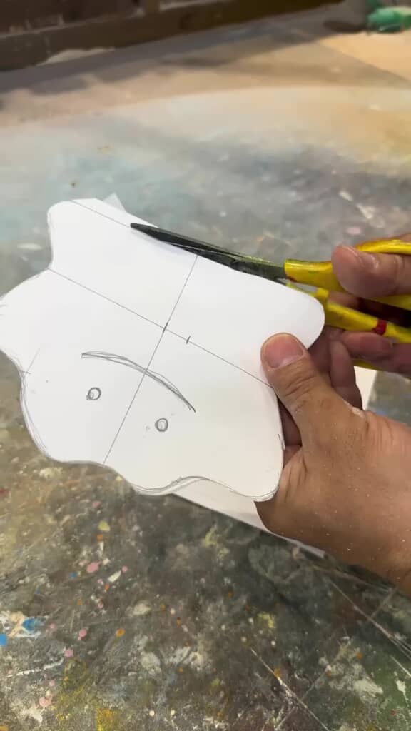 メタモンの型紙