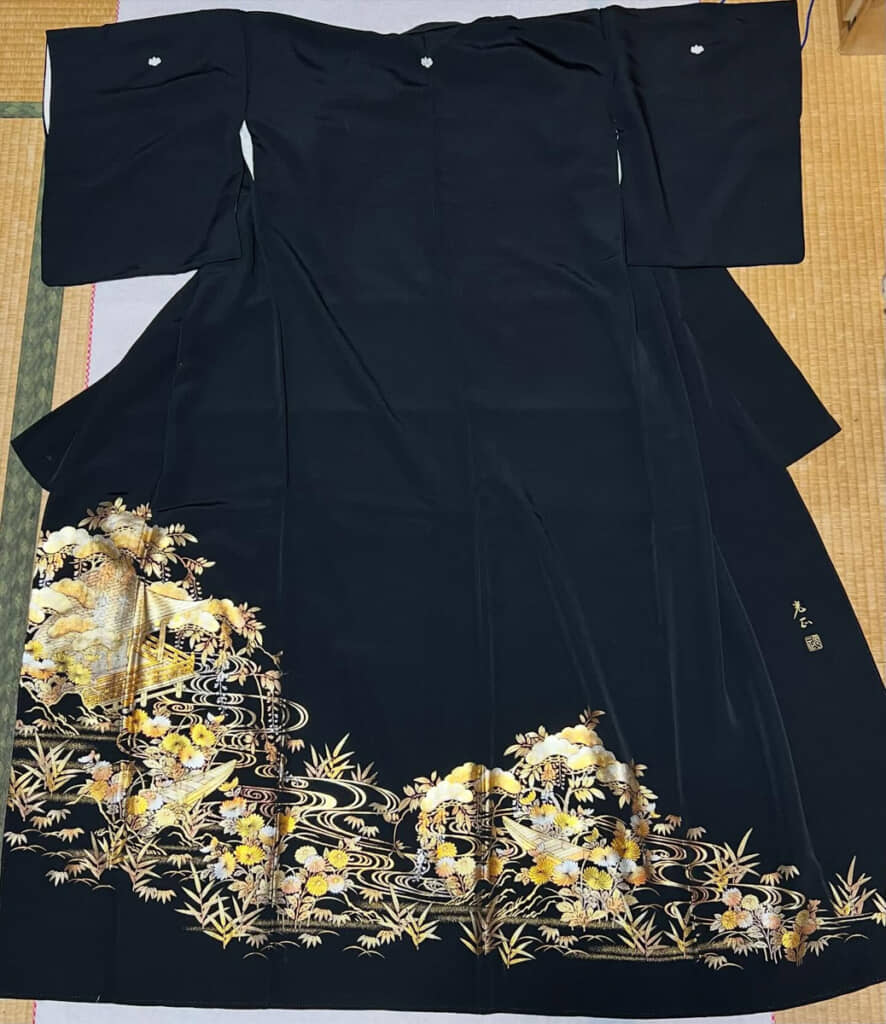 1000円で手に入った豪華な着物