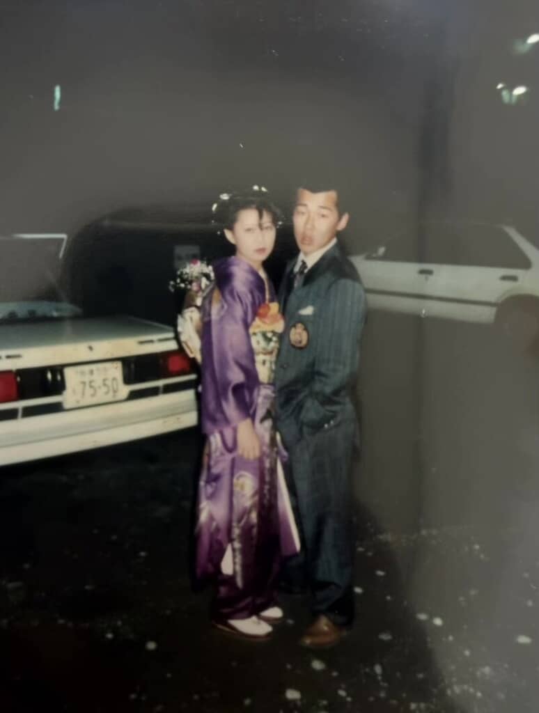 成人式。ビシッと決めた姿がかっこいい