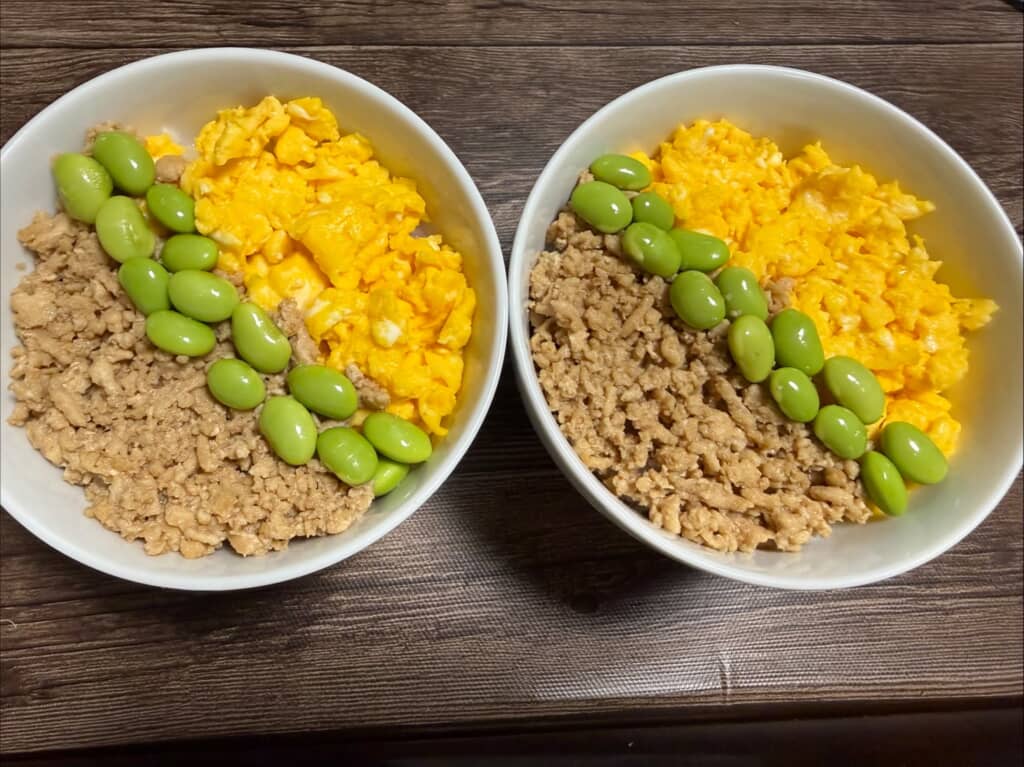 前回は枝豆をトッピングしたそうです
